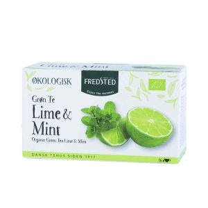 Fredsted Sort Te Lime og Mint